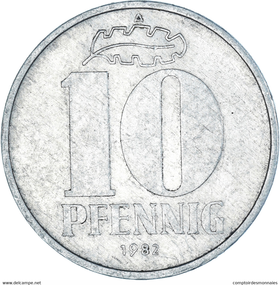 Monnaie, République Démocratique Allemande, 10 Pfennig, 1982 - 10 Pfennig