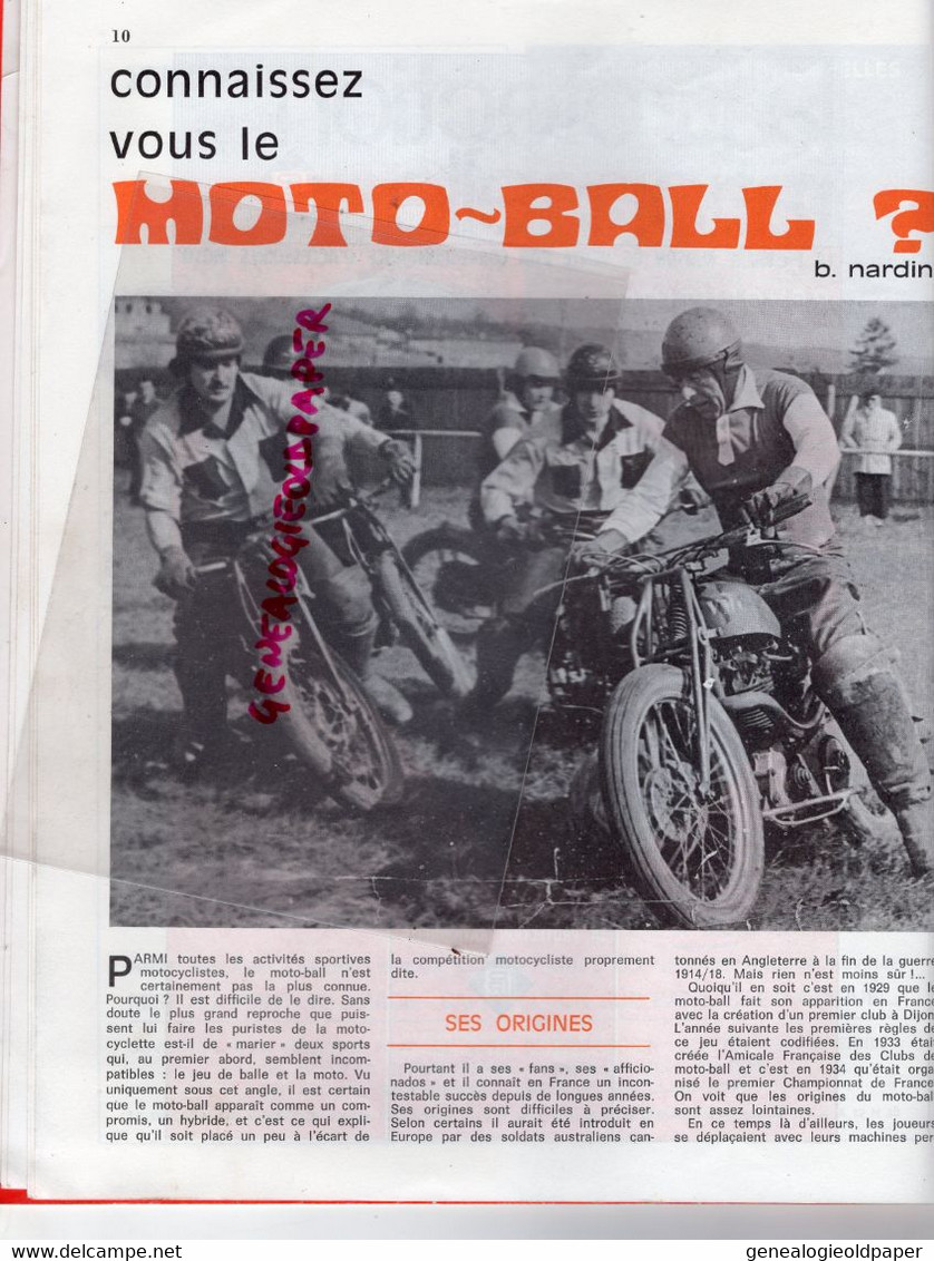 MOTO REVUE- 1970-N° 1971-BSA TRIUMPH-DAYTONA-NORTON-TRIAL BEUTAL-COGNAC-MOTO BALL-MAGNY COURS-THIERRY TCHERNINE-LAPIZE