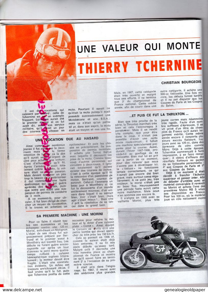 MOTO REVUE- 1970-N° 1971-BSA TRIUMPH-DAYTONA-NORTON-TRIAL BEUTAL-COGNAC-MOTO BALL-MAGNY COURS-THIERRY TCHERNINE-LAPIZE