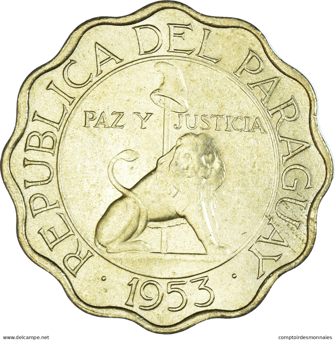 Monnaie, Paraguay, 25 Centimos, 1953 - Paraguay