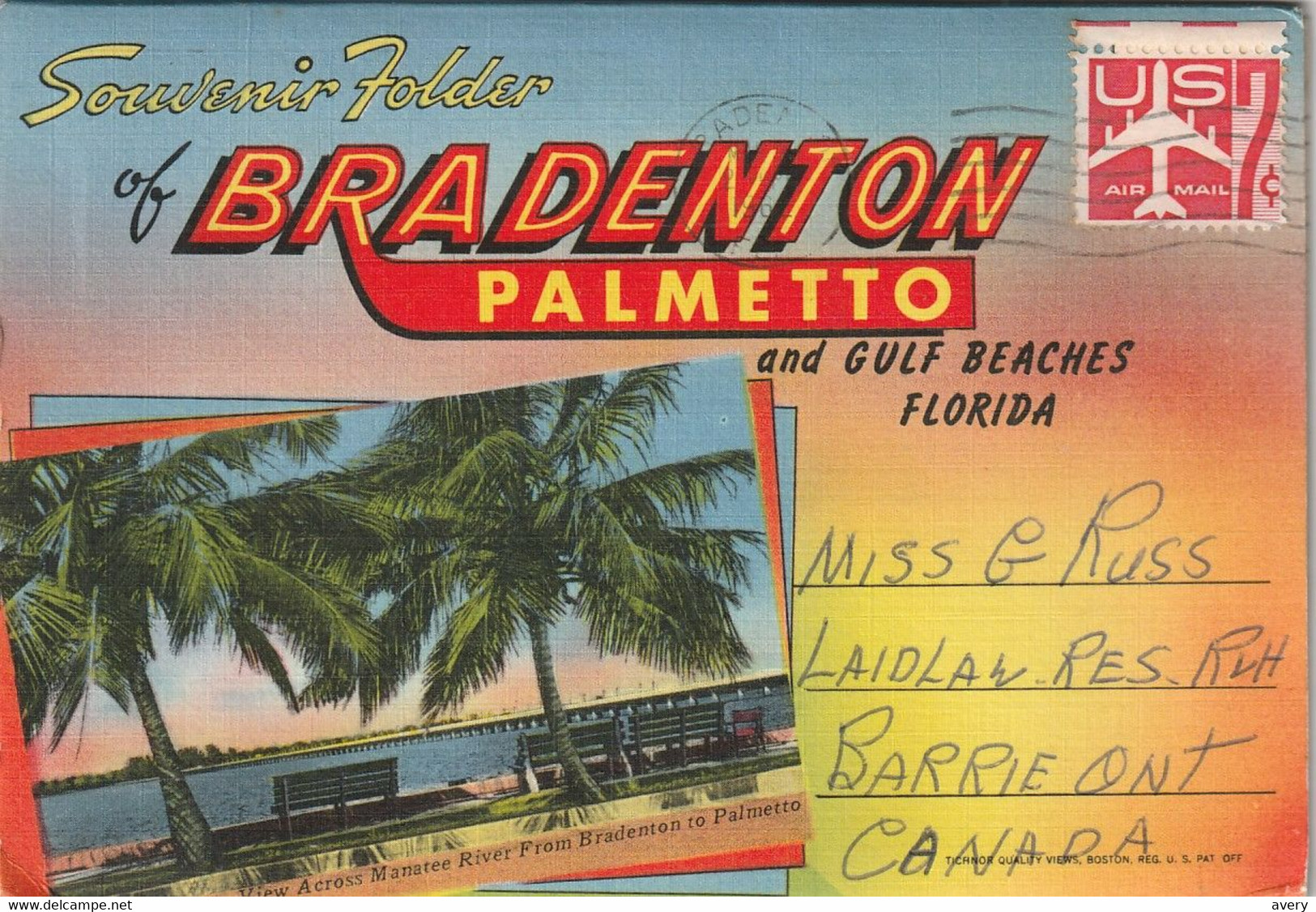Souvenir Folder Of Bradenton Palmetto And Gulf Beaches, Florida - Bradenton