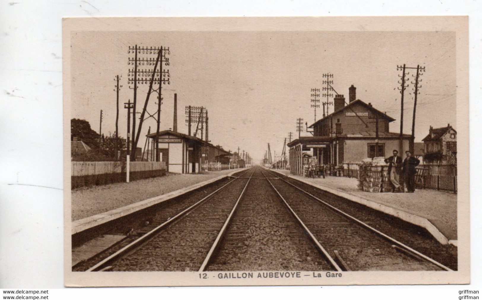 GAILLON AUBEVOYE LA GARE TBE - Aubevoye