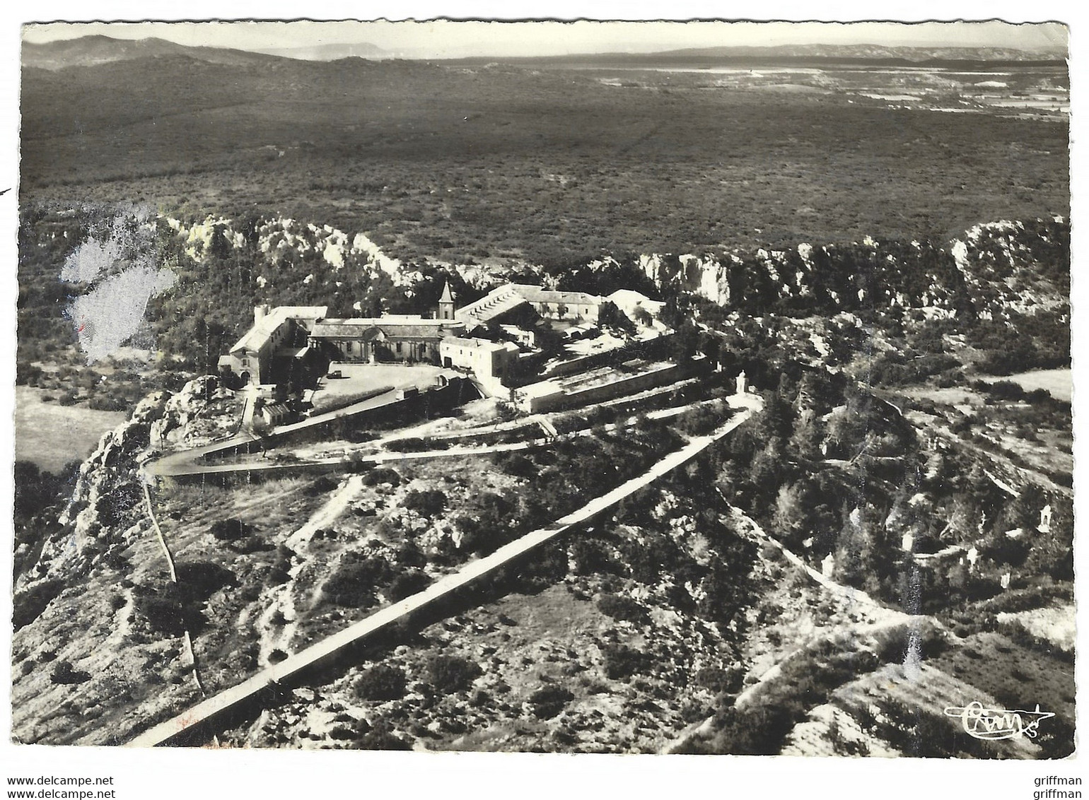 ROCHEFORT DU GARD VUE GENERALE DU SANCTUAIRE DE NOTRE DAME DE ROCHEFORT 1965 CPSM GM TBE - Rochefort-du-Gard