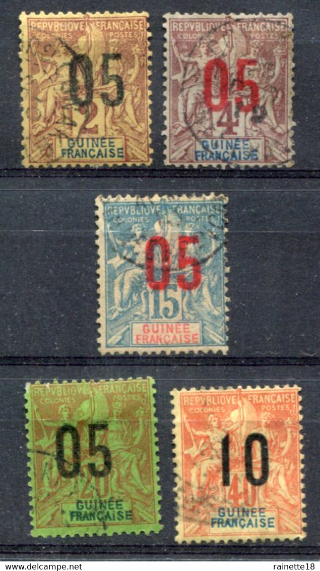 Guinée            Oblitérés De La Série 48/54 - Used Stamps