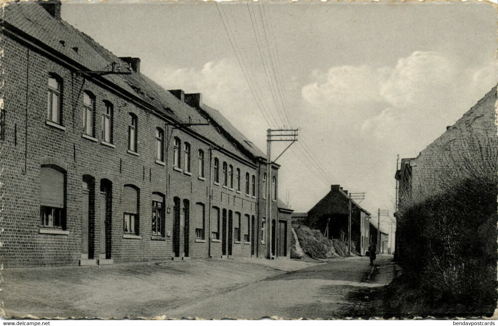 Belgium, OKEGEM, Leopoldstraat (1950s) Postcard - Ninove