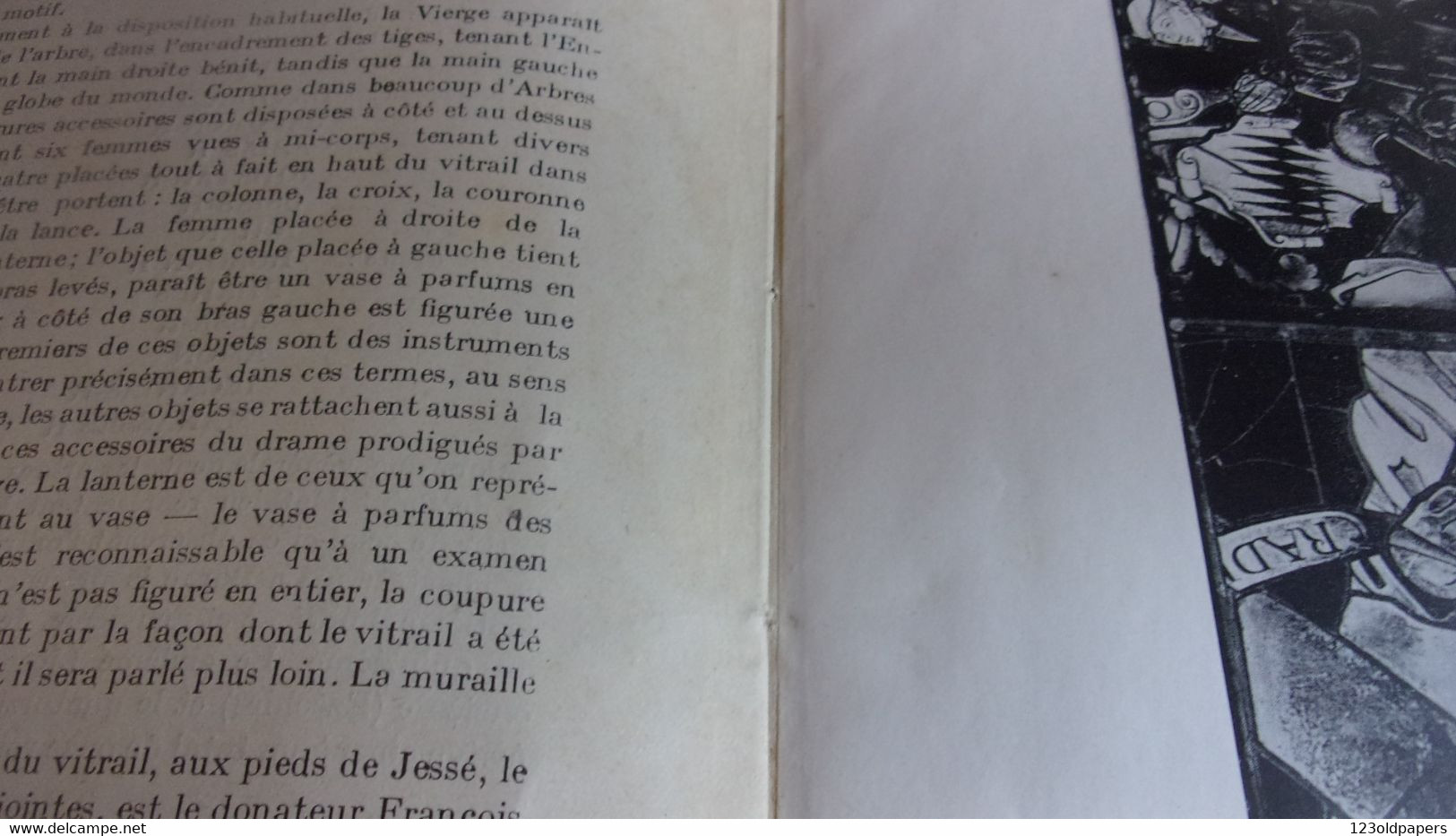 CREUSE 1918 LOUIS LACROCQ LE VITRAIL DE NOTRE DAME DE LA BORNE SUR COMMUNE SAINT MICHEL DE VEISSE - Limousin