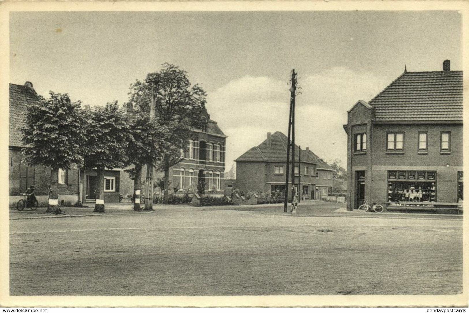 Belgium, ACHEL, Dorpsplein (1950s) Postcard - Hamont-Achel