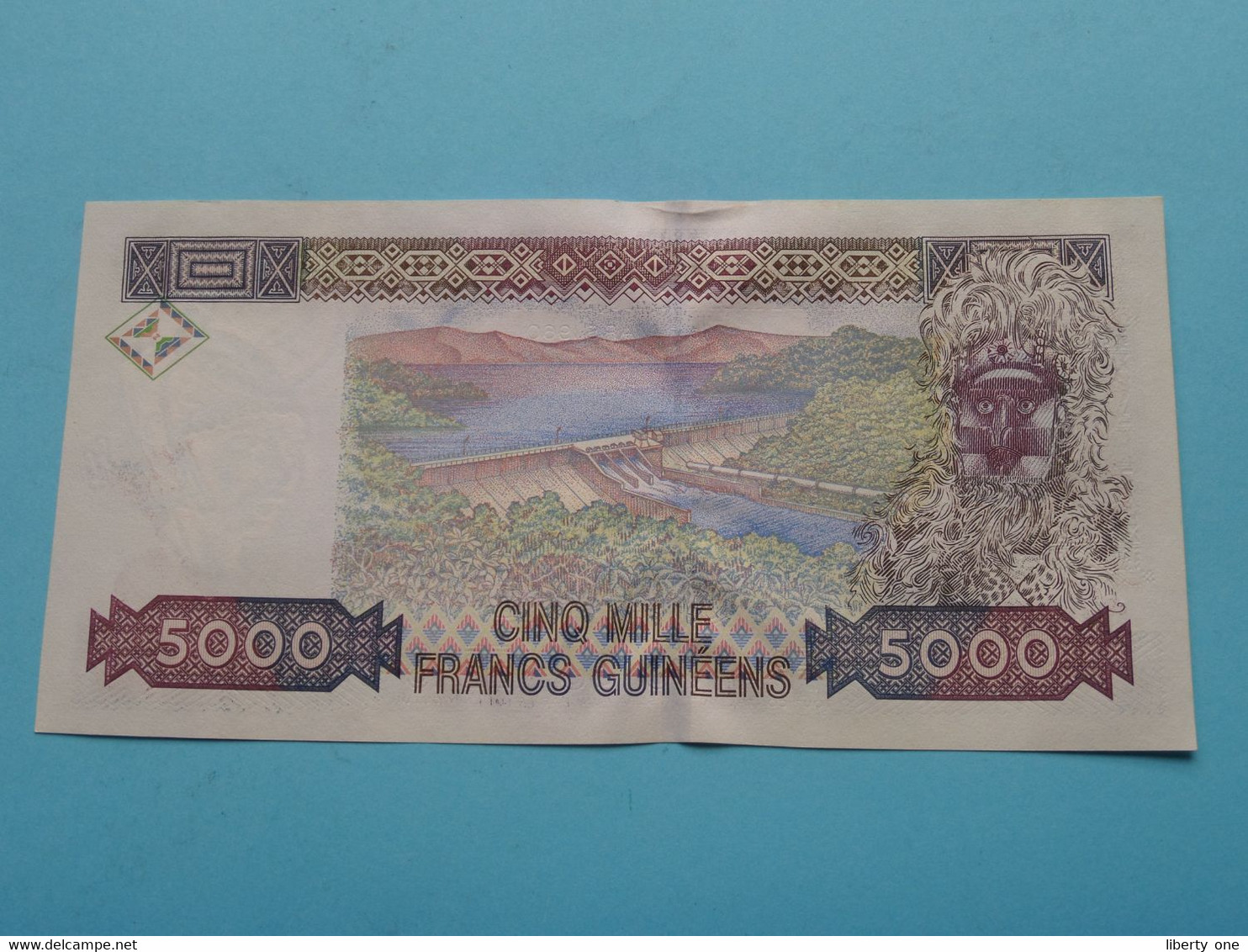 5000 Mille Francs Guinéens ( 1998 - AA036187 ) République Guinée ( For Grade, Please See Photo ) UNC ! - Guinea