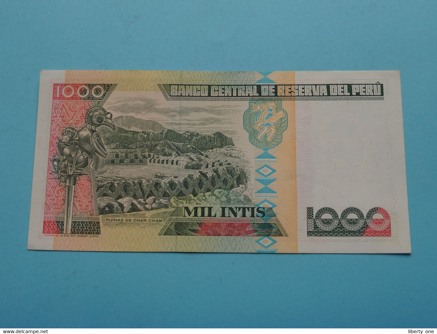 1000 Mil Intis ( 28 De Junio 1988 - B3670426P ) PERU ( For Grade, Please See Photo ) UNC ! - Peru