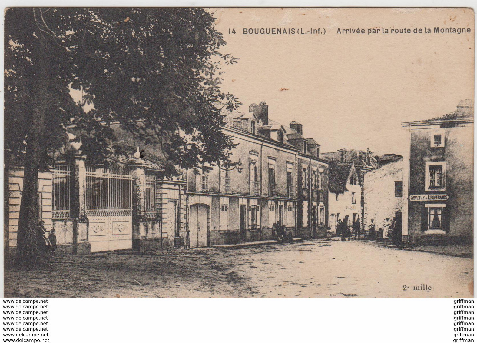 BOUGUENAIS ARRIVEE PAR LA ROUTE DE LA MONTAGNE TBE - Bouguenais