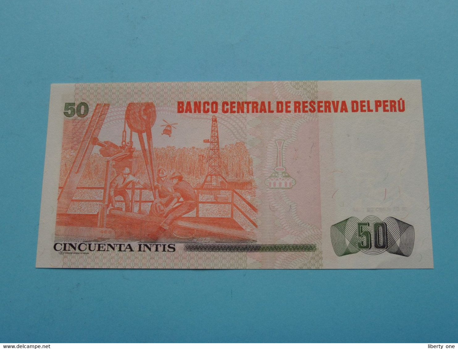 50 Cincuenta Intis ( 28 De Junio 1987 - A69677530 ) PERU ( For Grade, Please See Photo ) UNC ! - Perù