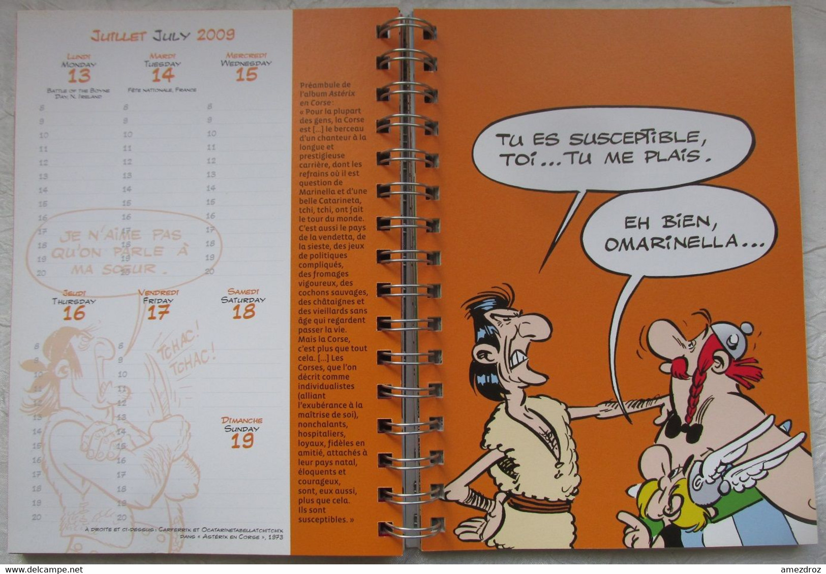 Astérix Agenda Spirale 2009 (a) - Agende & Calendari