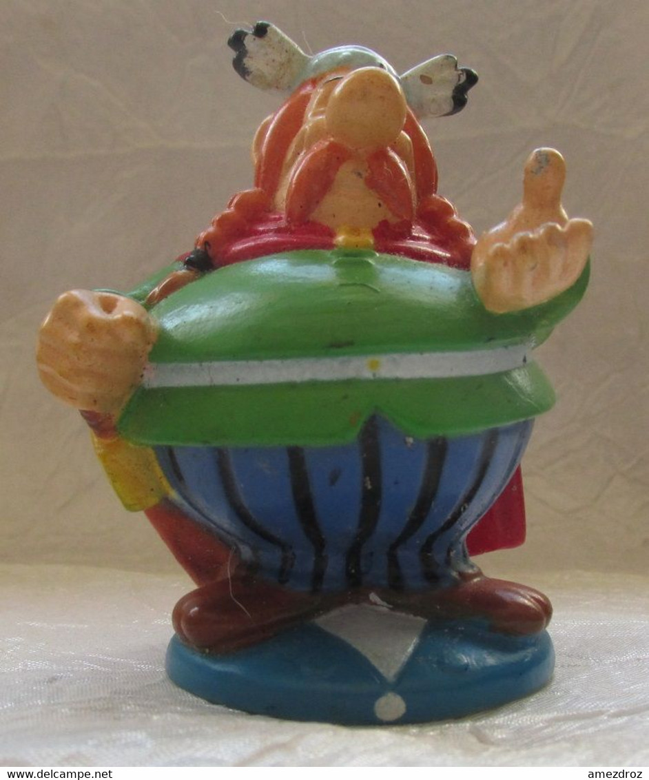 Collection Astérix 1995 - Figurine Creuse Abraracourcix Le Chef (a)  Hauteur Environ 8 Cm - Little Figures - Plastic