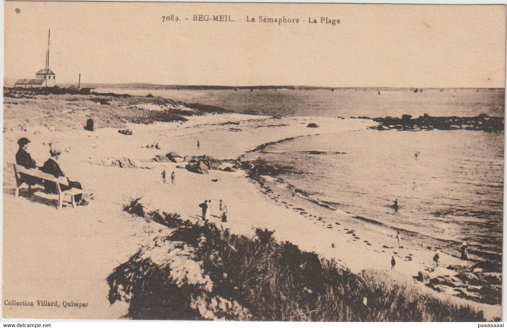 BEG MEIL  LE SEMAPHORE LA PLAGE - Beg Meil