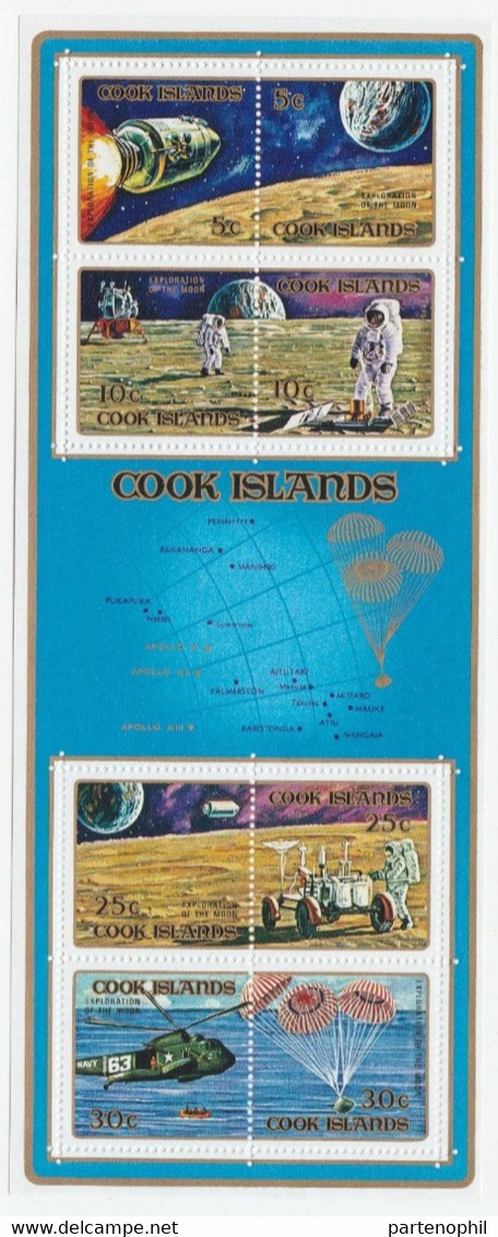 Cook Is. Map - Spazio / Space  MNH - Oceania