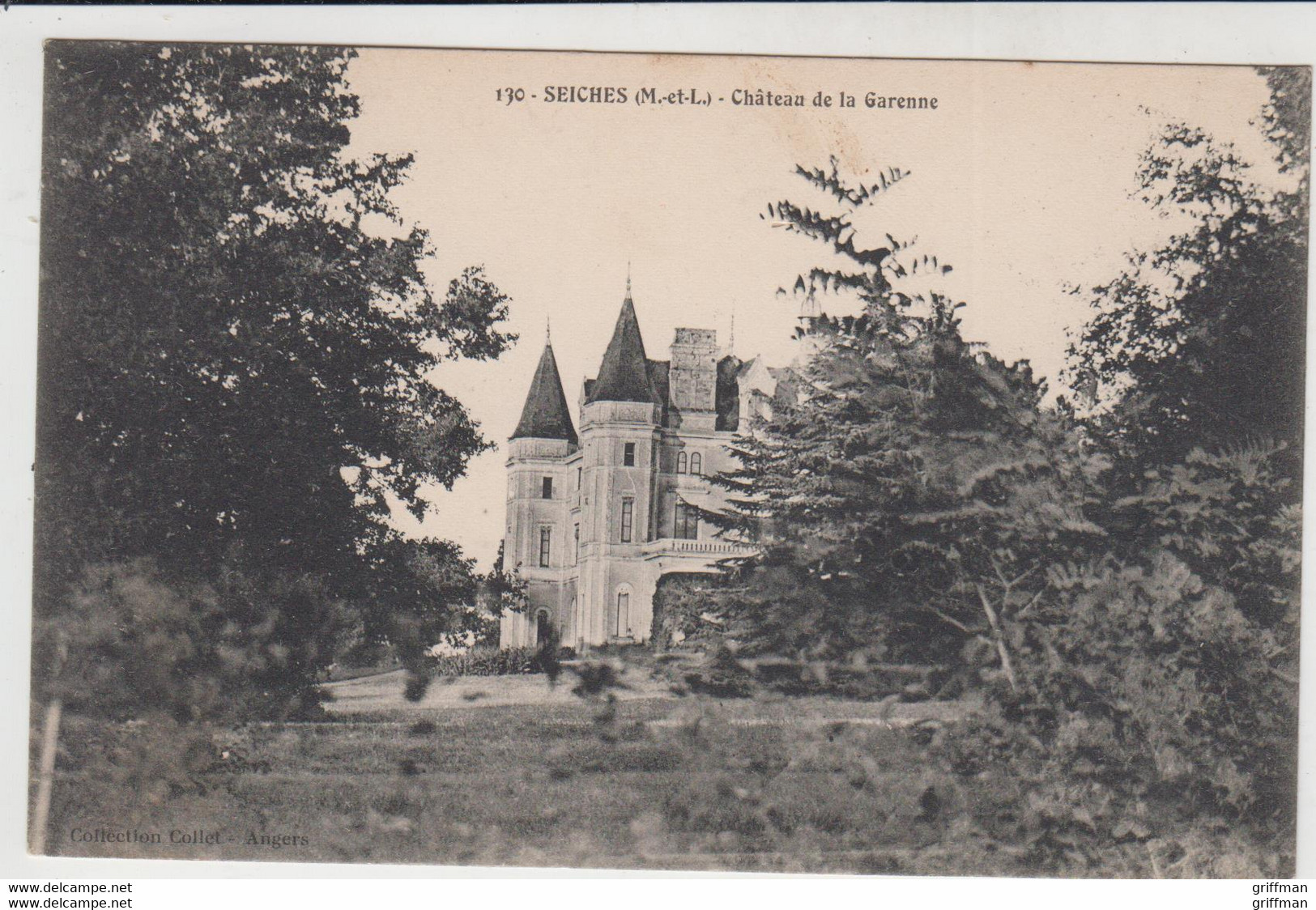 SEICHES SUR LE LOIR CHATEAU DE LA GARENNE TBE - Seiches Sur Le Loir