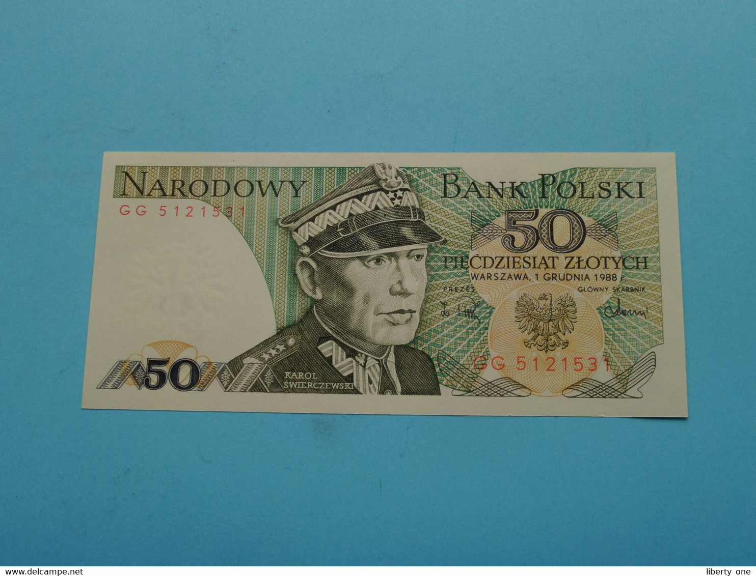 50 Zlotych ( 1988 ) Bank POLSKI ( For Grade, Please See Photo ) ! - Polonia