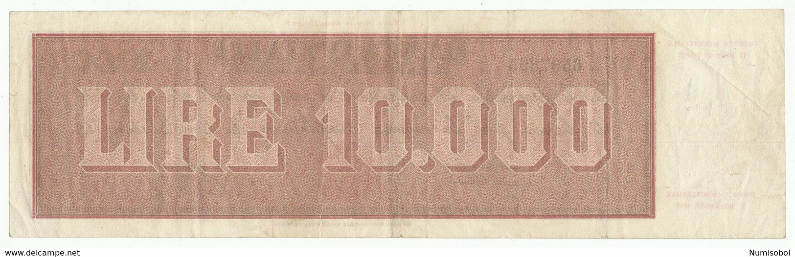 ITALY, ITALIA - 10 000 Lire 17. 12. 1947. P87a (T038) - 10000 Lire