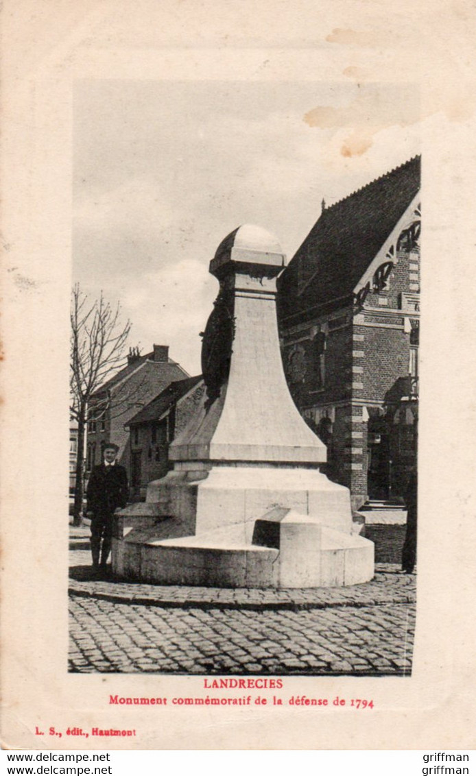 LANDRECIES MONUMENT COMMEMORATIF DE LA DEFENSE DE 1794 TBE - Landrecies