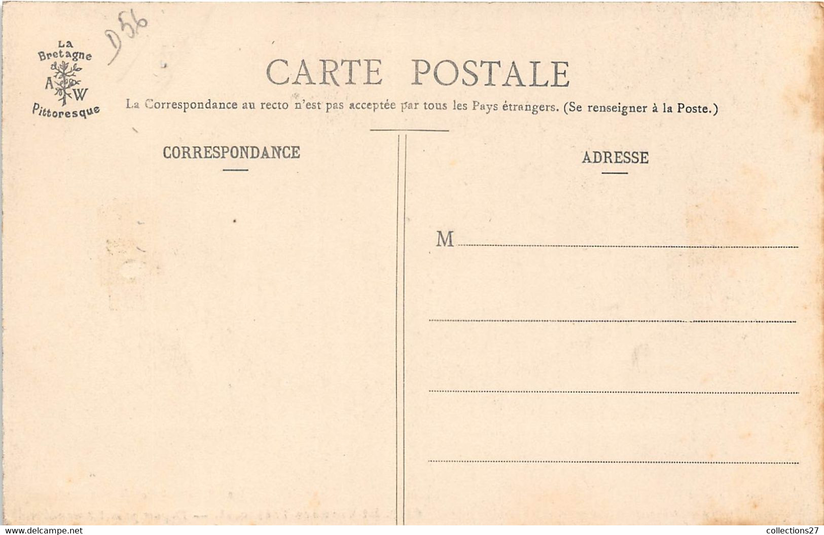 56-SAINT-CARADEC-TREGOMEL- DEPART POUR L'ASSEMBLEE ( EN COULEUR ) - Altri & Non Classificati