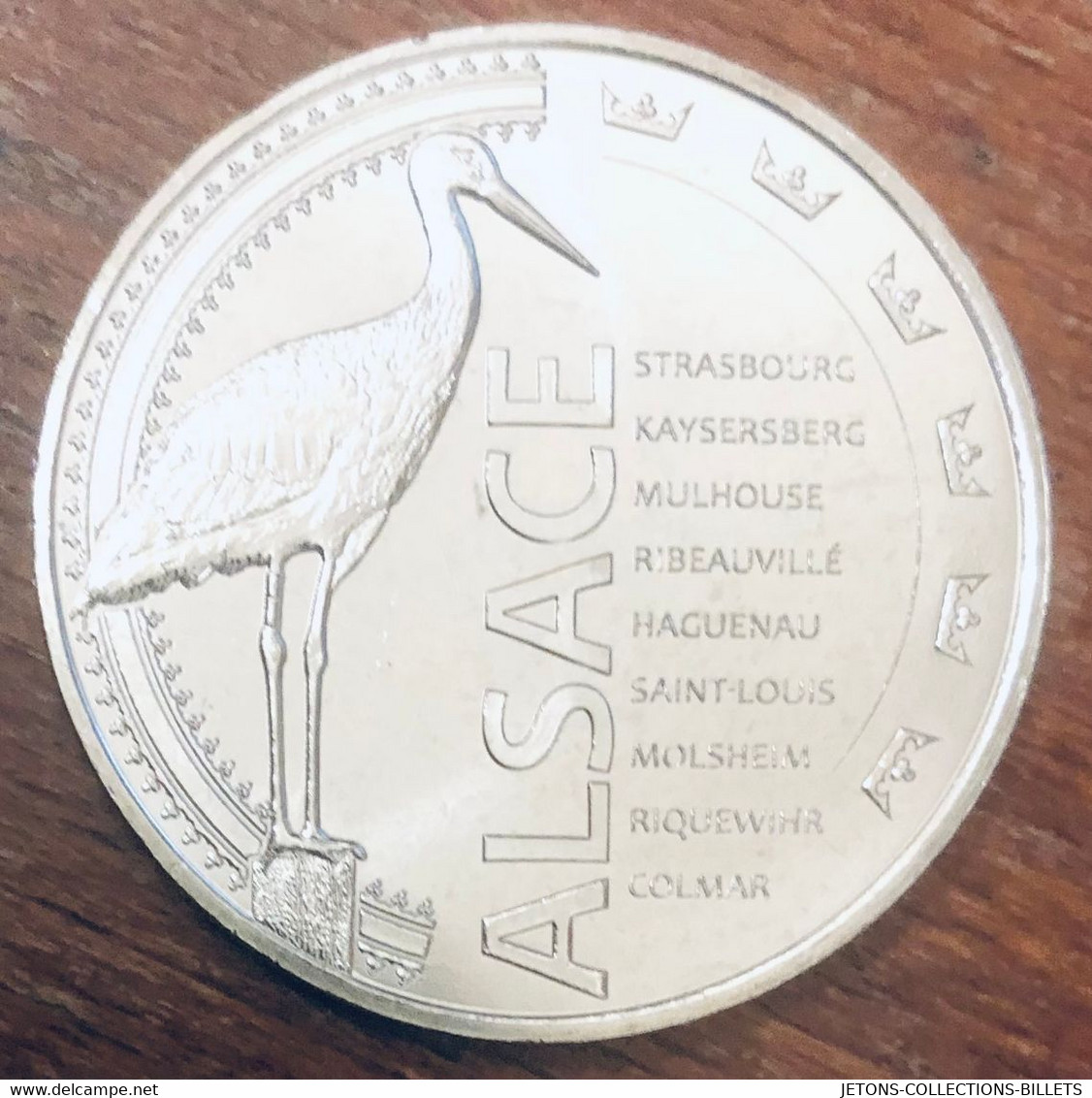 ALSACE CIGOGNE MDP 2019 MÉDAILLE MONNAIE DE PARIS JETON TOURISTIQUE MEDALS COINS TOKENS - 2019