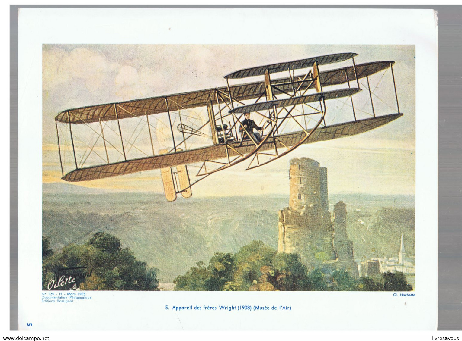 Appareil Des Frères Wright (1908) Musée De L'air D.P. N°124 H De MARS 1965 Photo N°5 - Luftfahrt