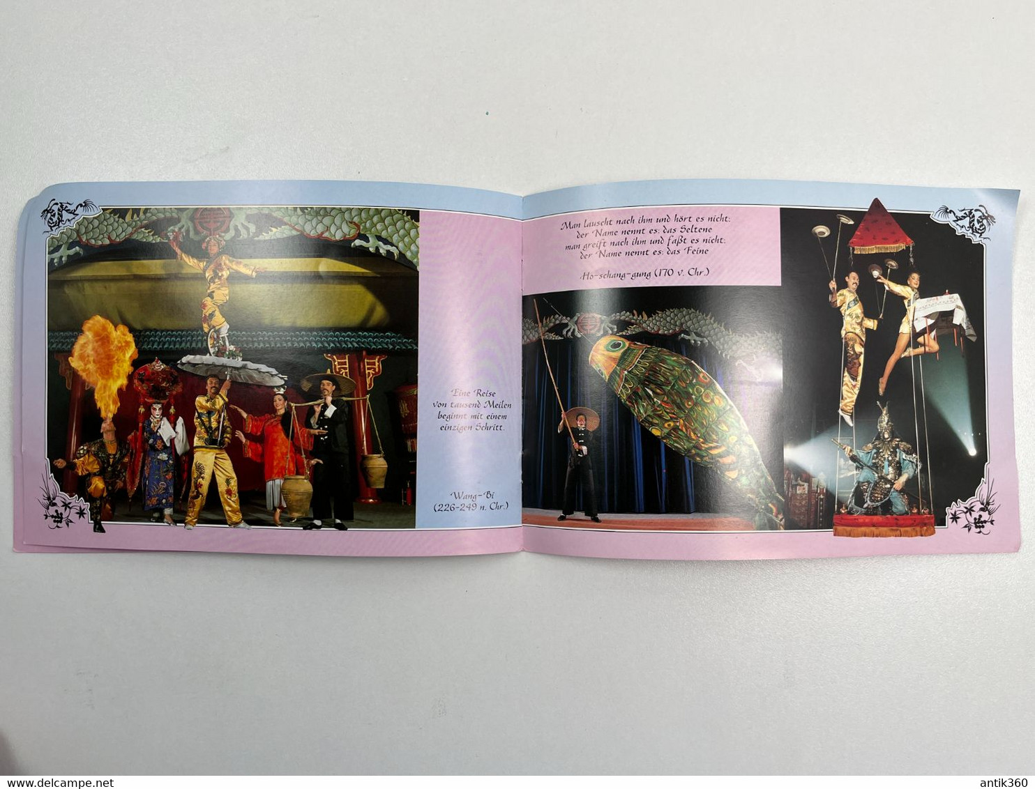 Cirque - Brochure Spectacle Acrobates Jongleurs China Show Sun Tseng Hai - Allemagne - Programme