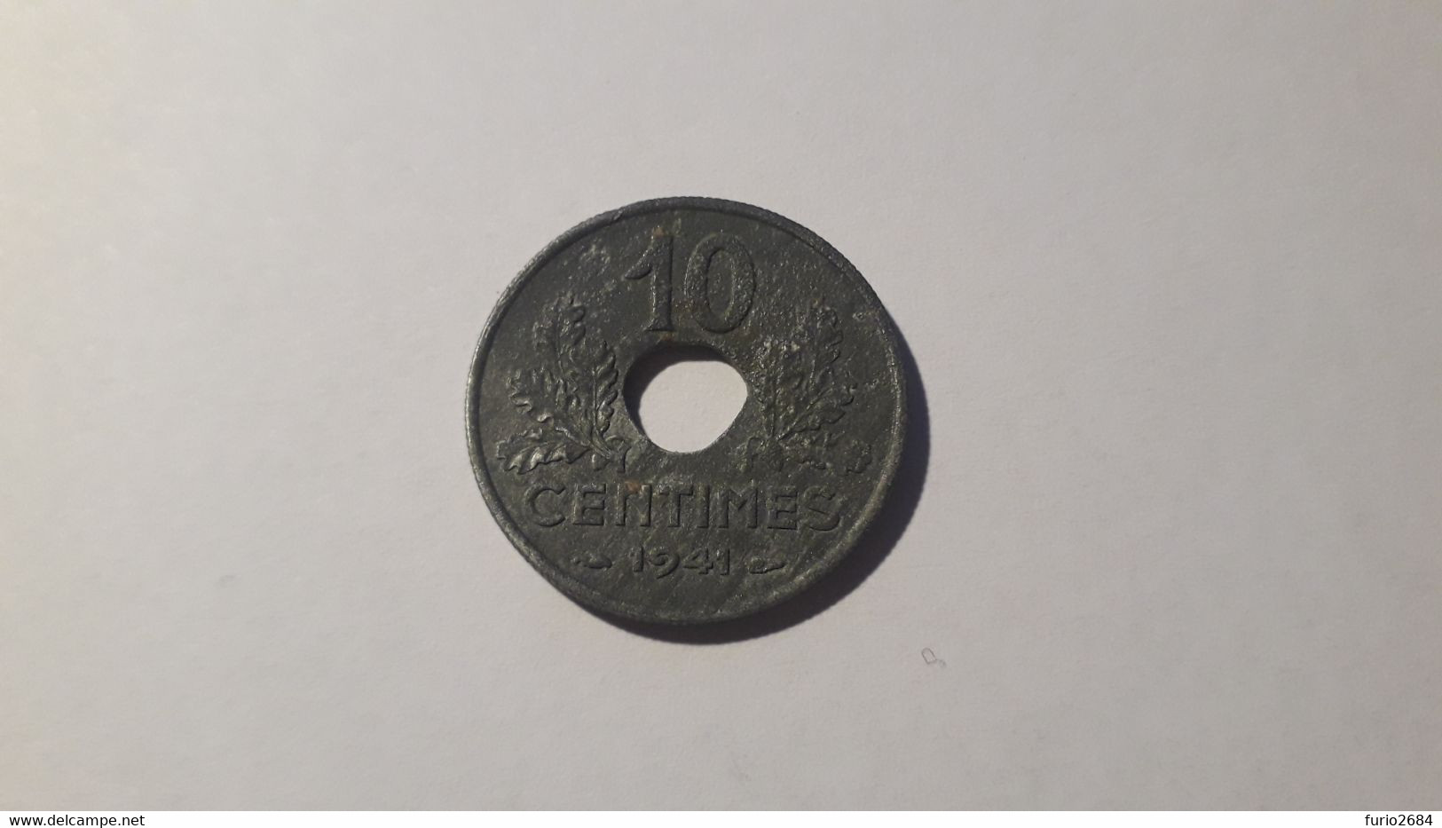 MIX1 FRANCIA 10 CENT. 1941 IN BB - 10 Centimes