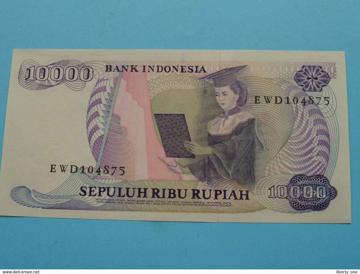 10.000 Rupiah ( EWD104875 ) 1985 - Bank Indonesia ( Voir / See > Scans ) UNC ! - Indonesië