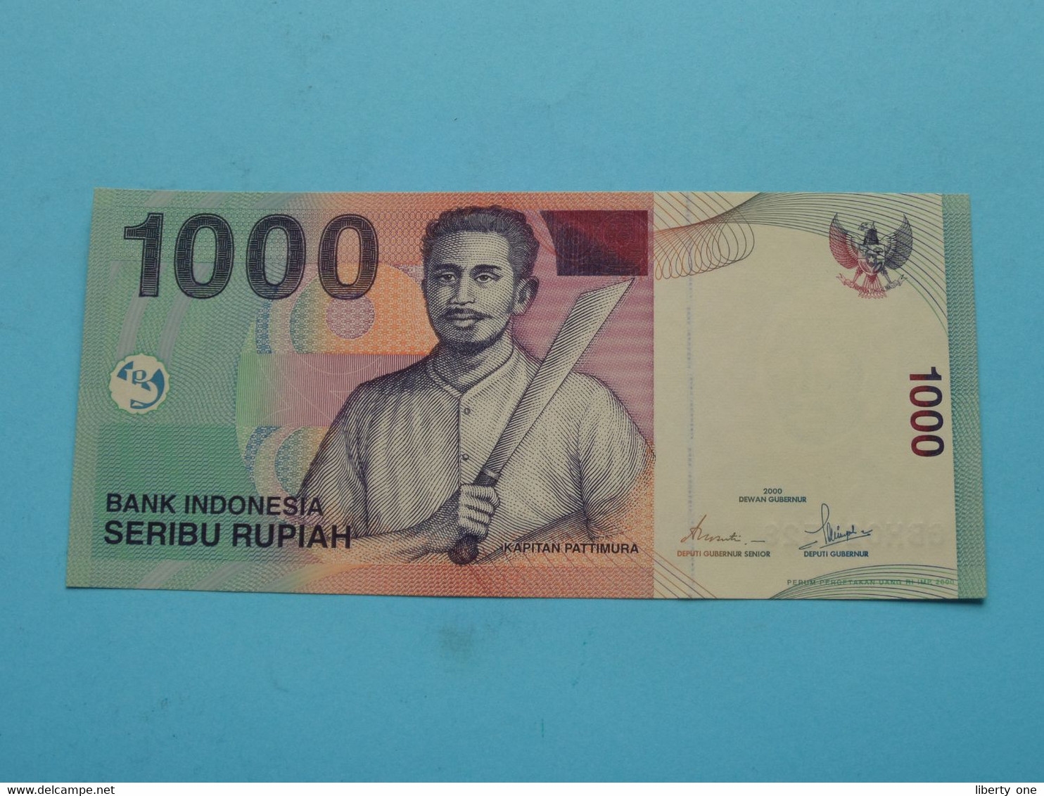 1.000 Rupiah ( GBH026528 ) 2000 - Bank Indonesia ( Voir / See > Scans ) UNC ! - Indonésie