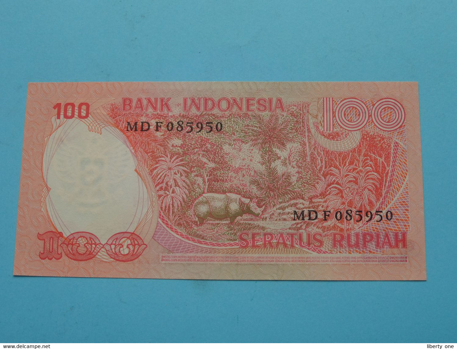 100 Rupiah ( MDF085950 ) 1977 - Bank Indonesia ( Voir / See > Scans ) UNC ! - Indonesia