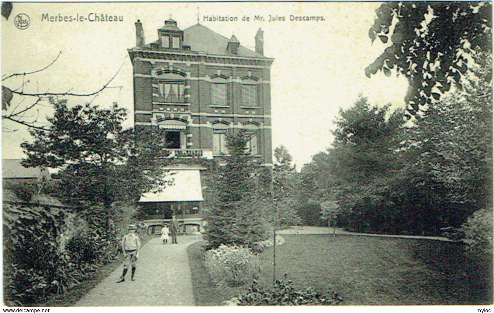 Merbes-le-Château. Habitation De Jules Descamps. - Merbes-le-Chateau