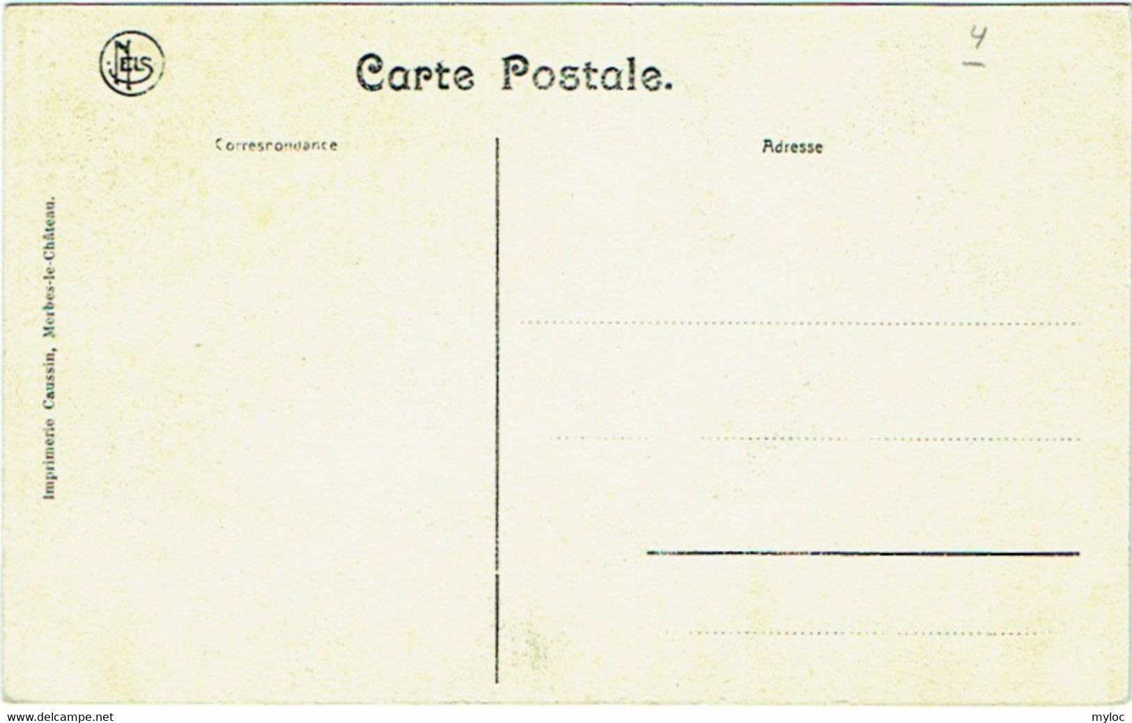 Merbes-le-Château. Habitation De Jules Descamps. - Merbes-le-Château