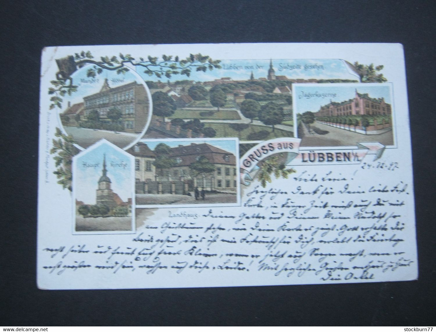 LÜBBEN  , Schöne Karte  Um 1897 - Luebben