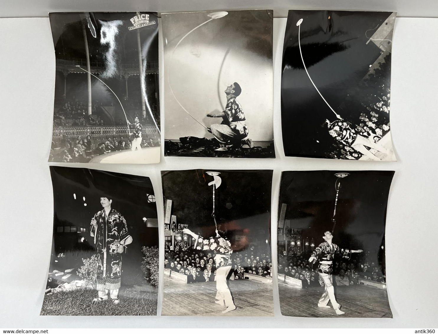 Cirque - Lot De 6 Photos Jongleur Les YOKAWA - Circus - Célébrités