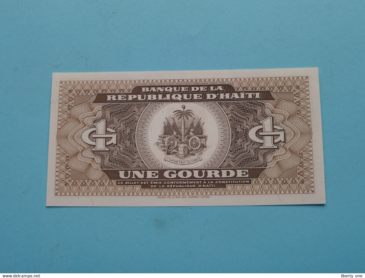 1 Une GOURDE ( AV810221 ) République D'HAITI - 1992 ( Voir / See > Scans ) UNC ! - Macedonia Del Nord