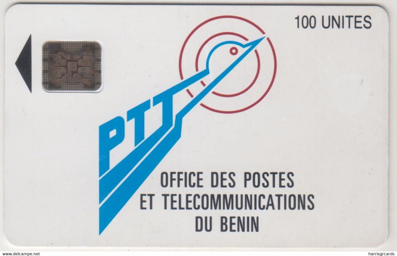 BENIN - Logo 100 (SC5 AFNOR), OPT, 100 U, CN: C3A1xxxxx, Used - Bénin