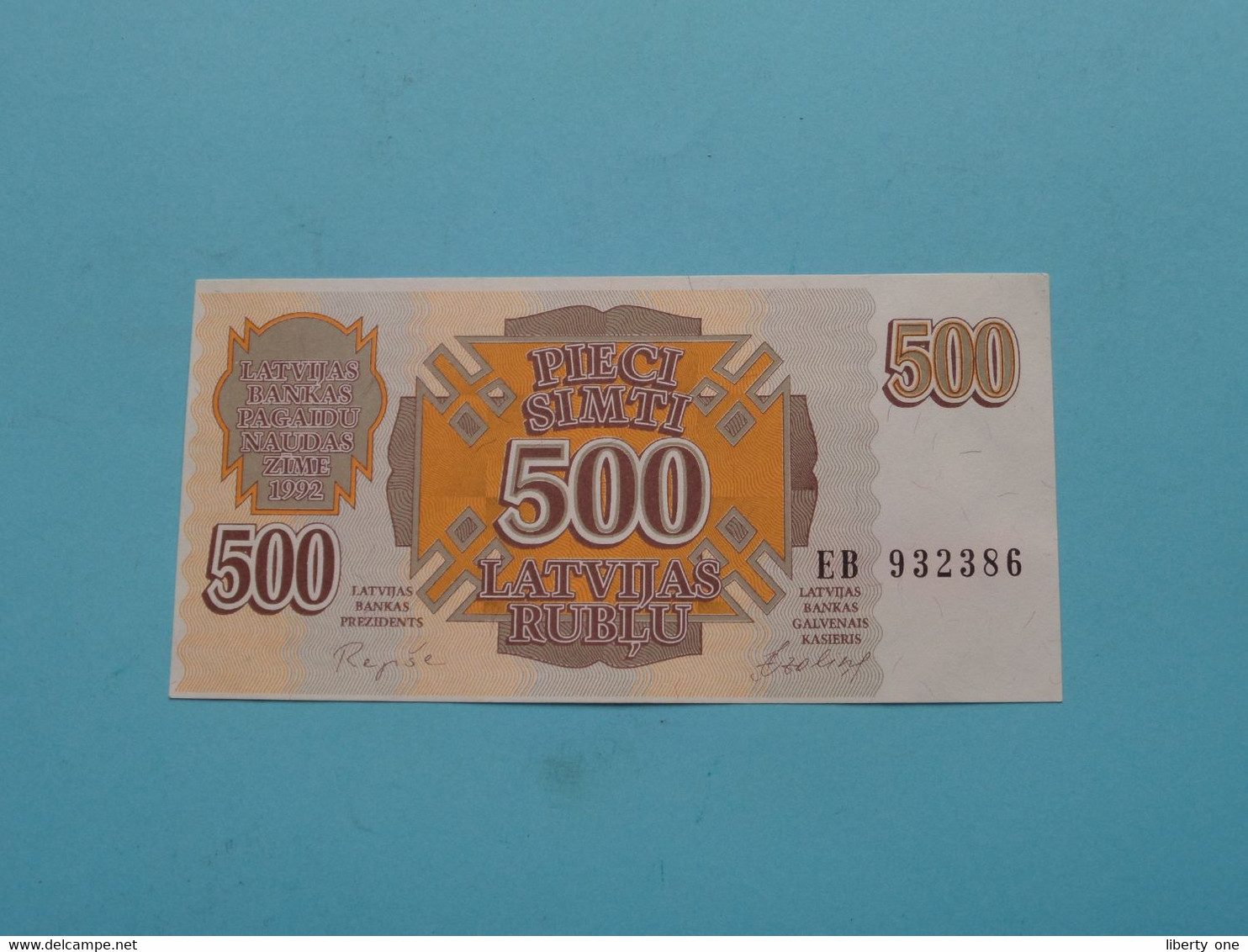 500 Rublu ( EB 932386 ) Latvia ( Voir / See > Scans ) UNC ! - Lettland