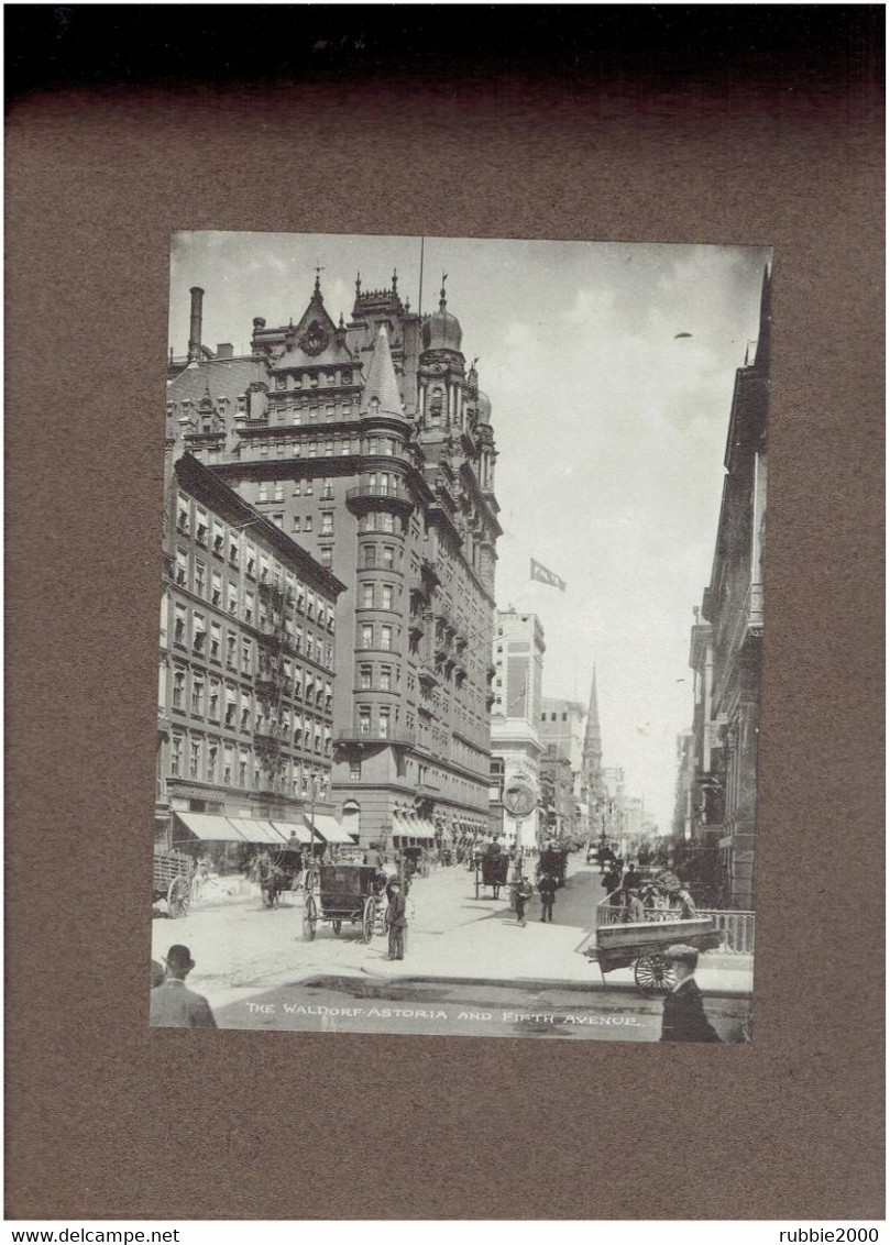 NEW YORK 1890 1900 ALBUM 61 VIEWS VUES BY A. WITTEMANN BROOKLYN PHOTOGRAPHIES PAR ALBERTYPE - 1850-1899