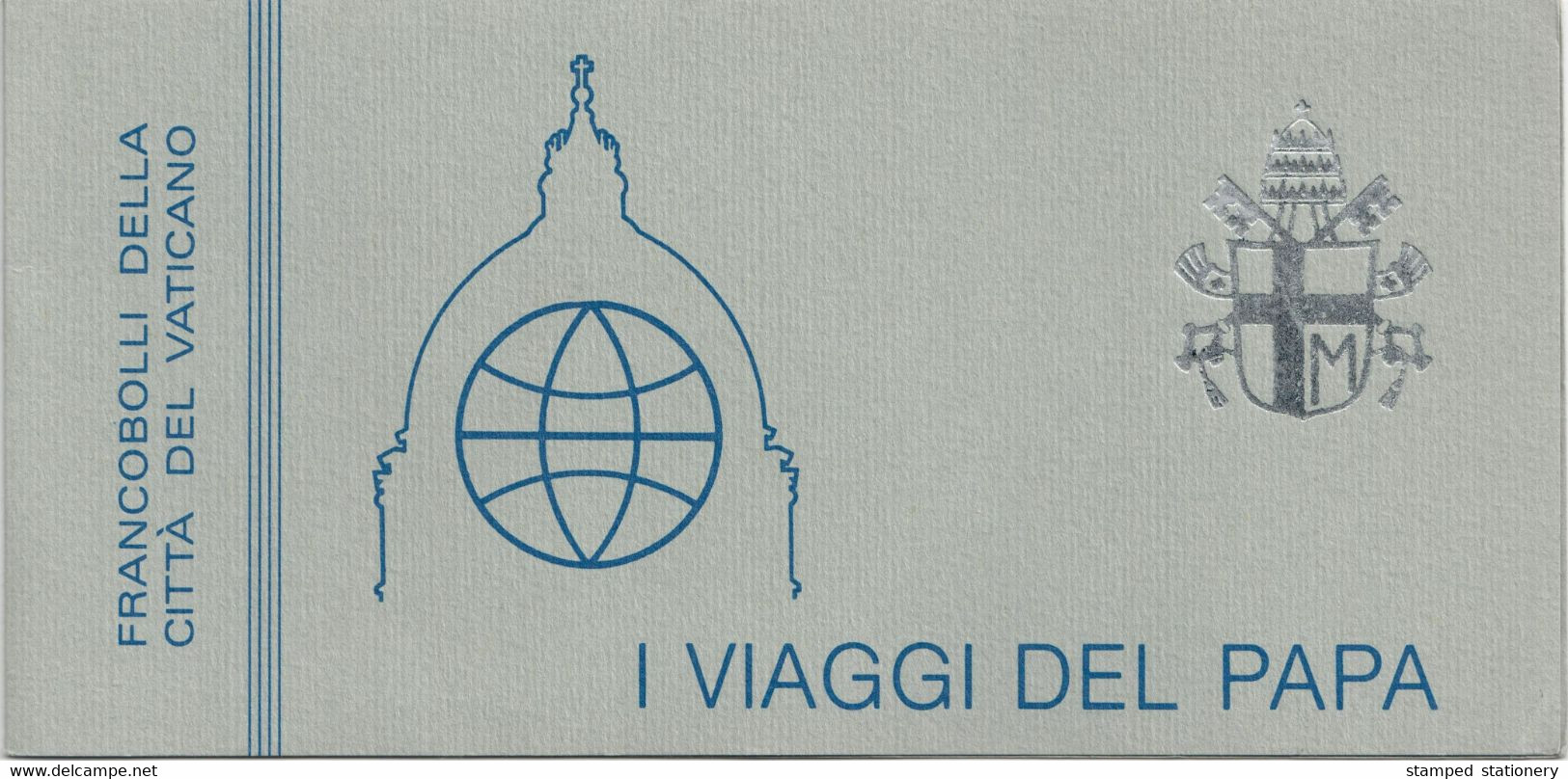 VATICANO 1985 - LIBRETTO I VIAGGI DEL PAPA GIOVANNI PAOLO II 1981 / 1982 - 16 VALORI NUOVI MNH ** - SASSONE 1 - Markenheftchen