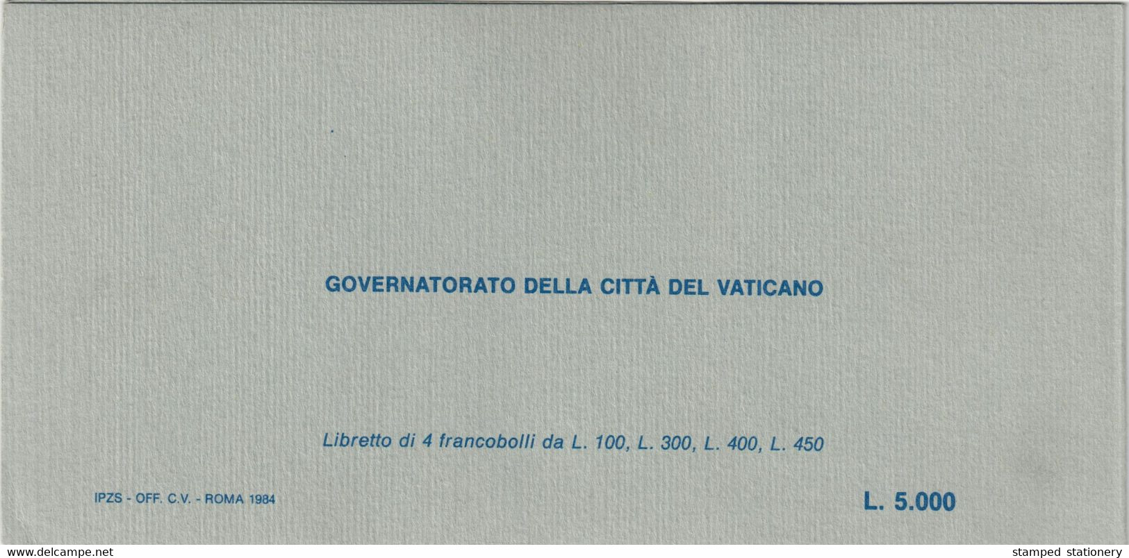 VATICANO 1985 - LIBRETTO I VIAGGI DEL PAPA GIOVANNI PAOLO II 1981 / 1982 - 16 VALORI NUOVI MNH ** - SASSONE 1 - Libretti