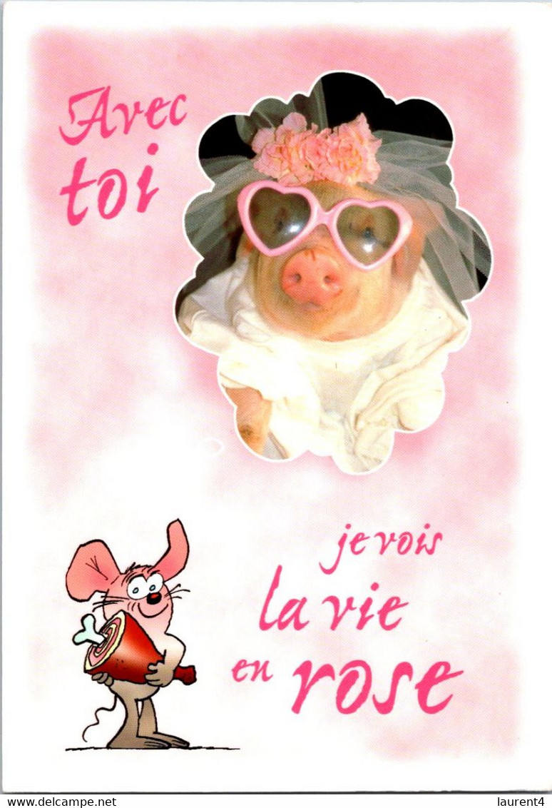 Affiche Je vois la vie en rosé