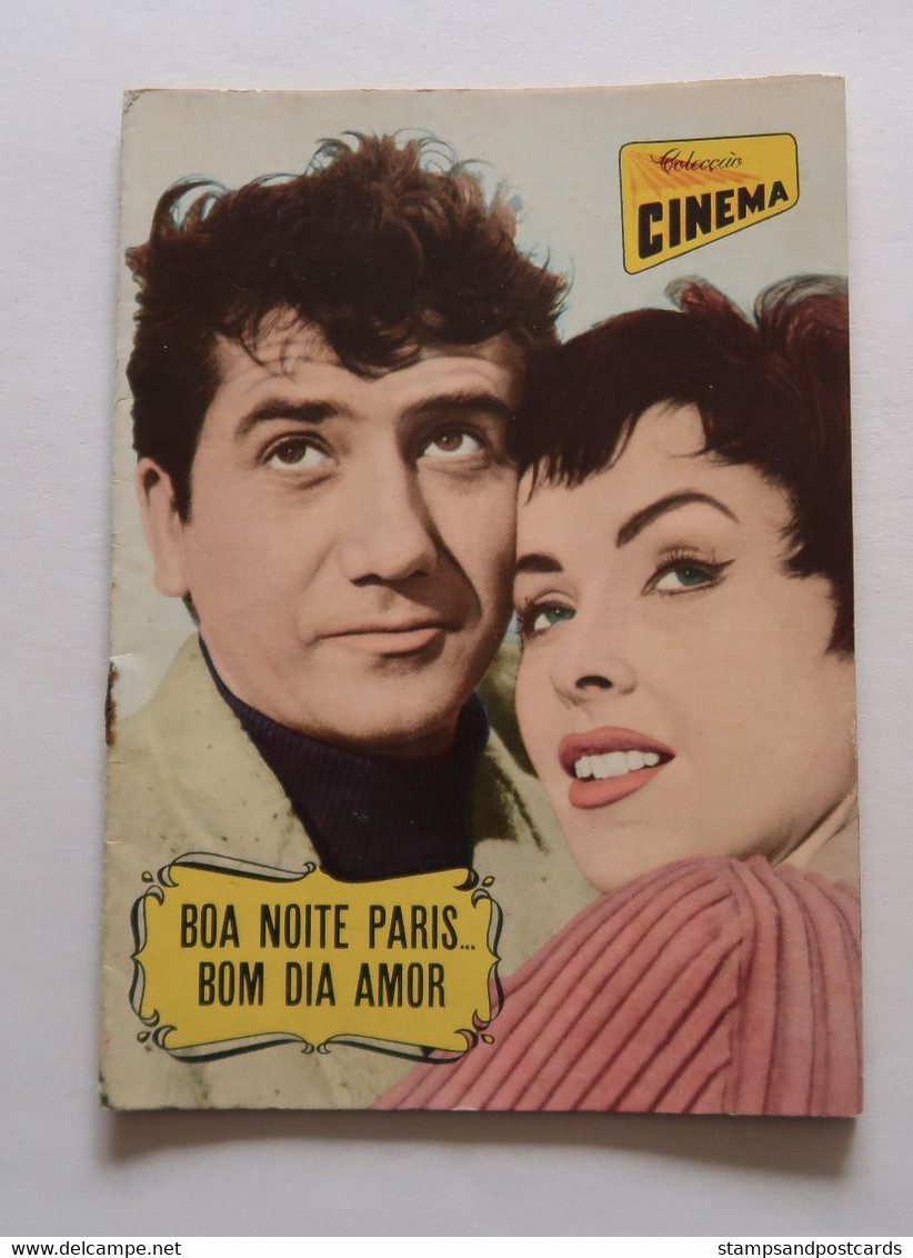 Portugal Revue Cinéma Movies Mag Bonsoir Paris, Bonjour L'amour Ralph Baum Daniel Gélin Dany Robin Jerry Lewis - Cinema & Televisione