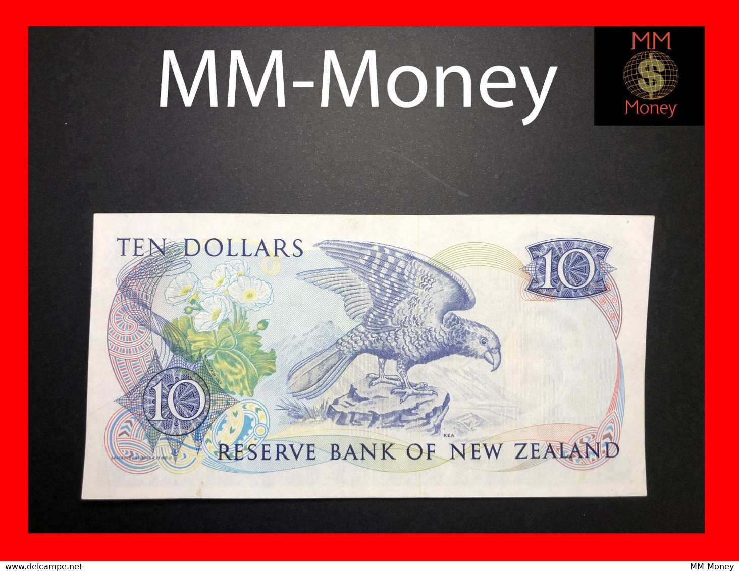 NEW ZEALAND  10  $  1981  P. 172  "sig. Hardie"      XF - Nuova Zelanda