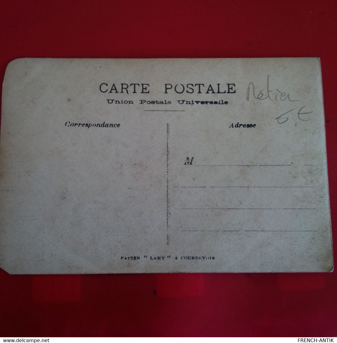 CARTE PHOTO METIER CUISTO AUX PLUCHES - Other & Unclassified