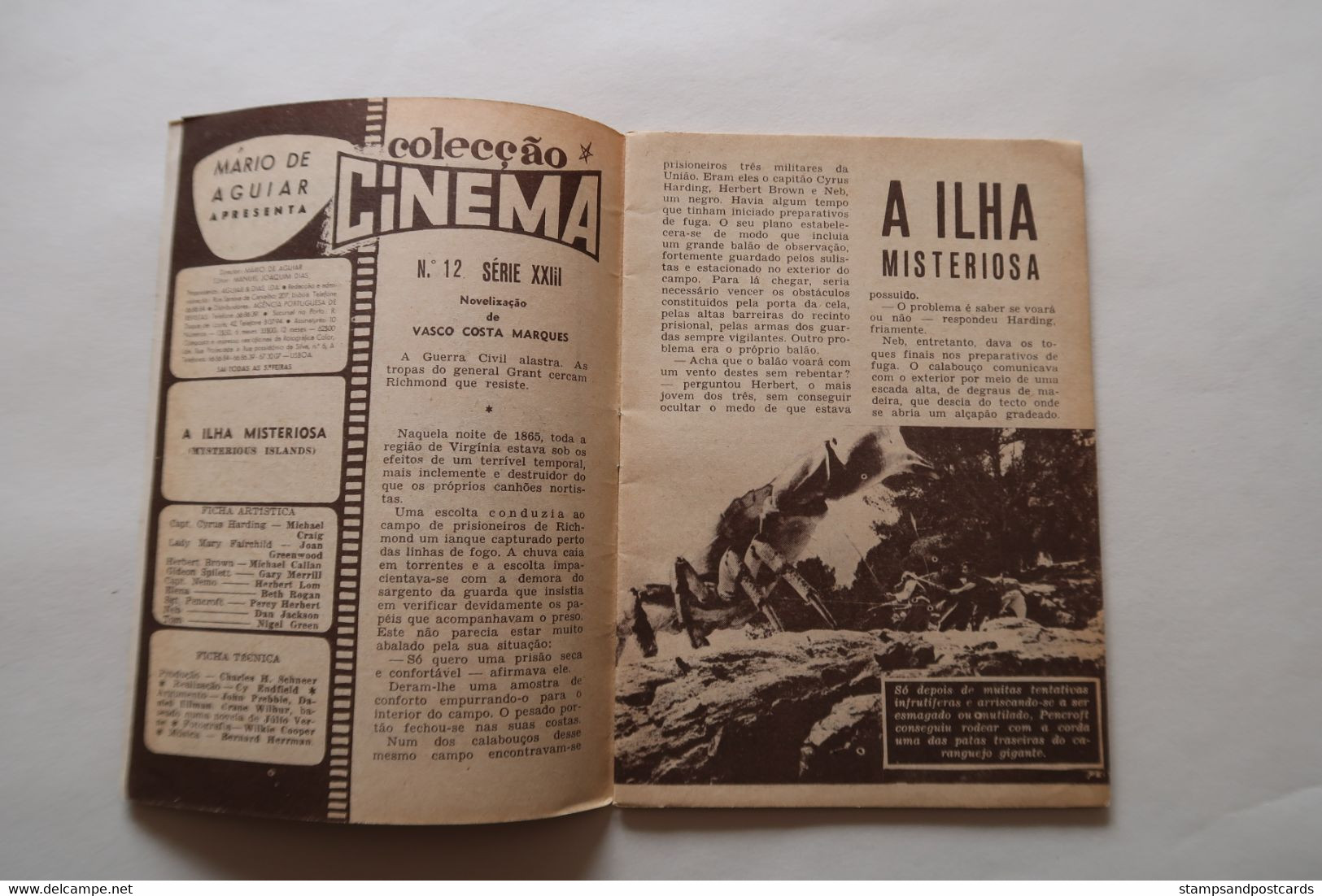 Portugal Revue Cinéma Movies Mag Mysterious Islands Cy Endfield Michael Craig Joan Greenwood Jennifer Jayne - Bioscoop En Televisie