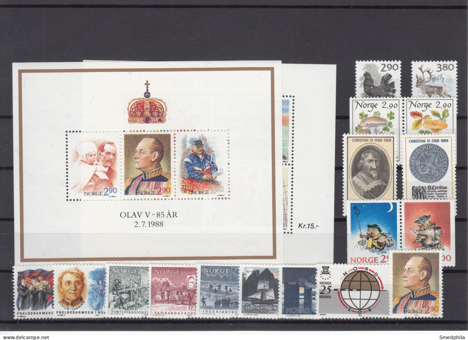 Norway 1988 - Full Year MNH ** - Años Completos