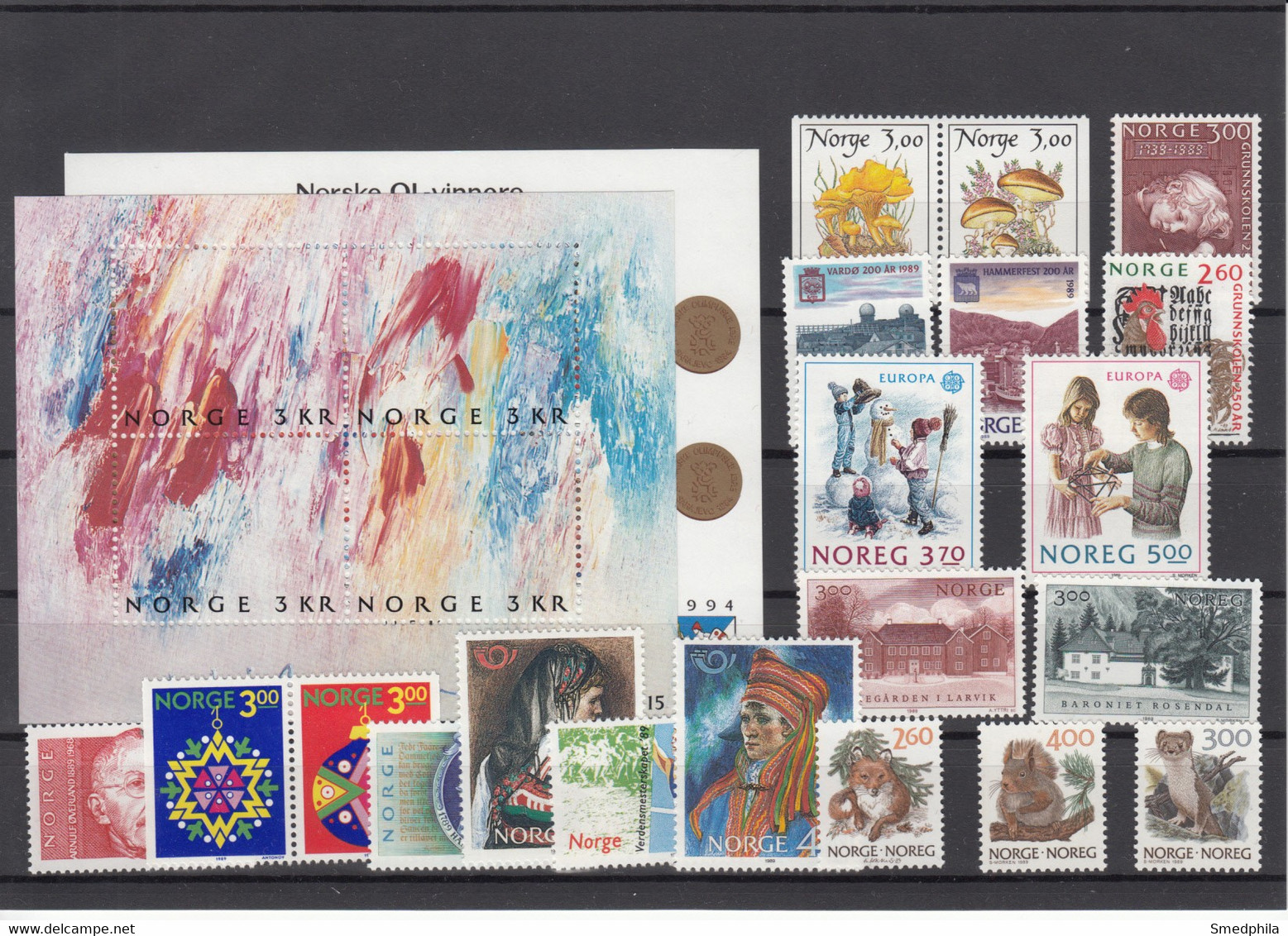 Norway 1989 - Full Year MNH ** - Volledig Jaar