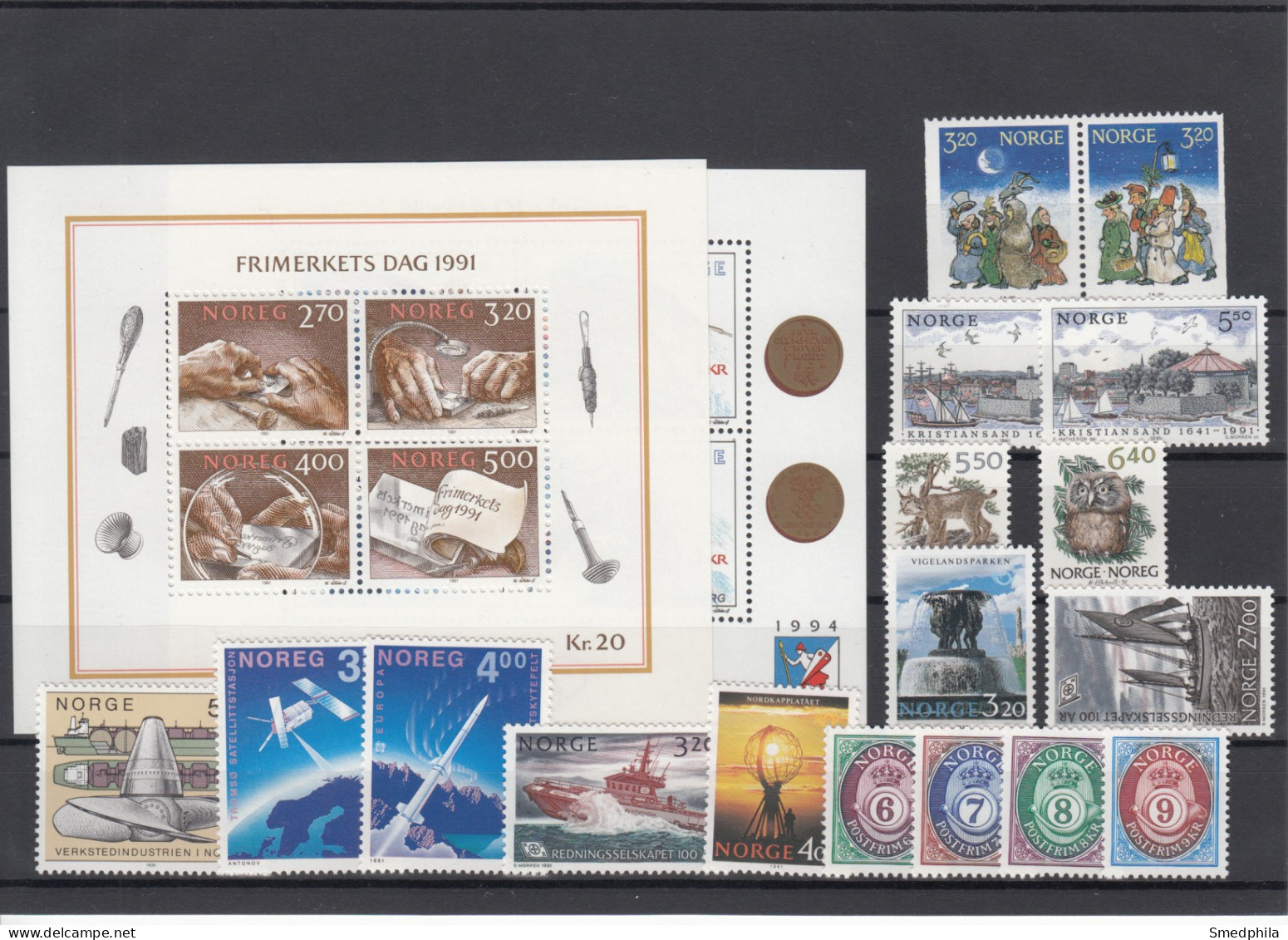 Norway 1991 - Full Year MNH ** - Años Completos