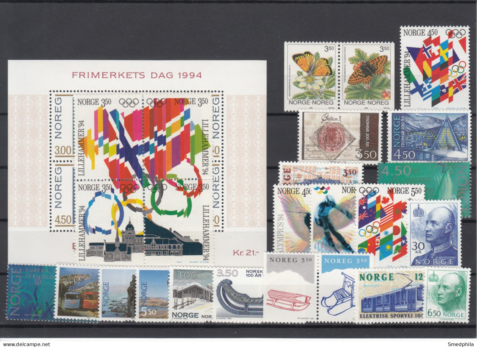 Norway 1994 - Full Year MNH ** - Años Completos